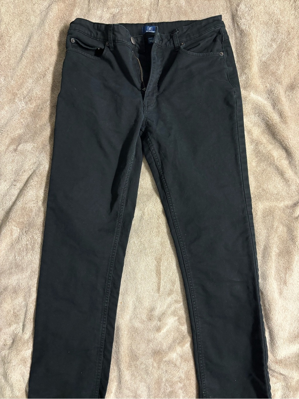 George Slim Fit Men's Jeans - Black